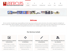 Tablet Screenshot of lasercutsltd.com